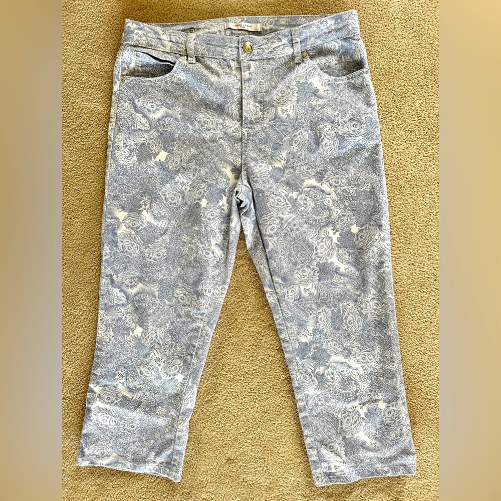 Simon Chang denim capris